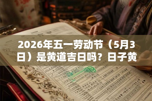 2026年五一劳动节(5月3日)是黄道吉日吗?日子黄历如何? 2026年五一劳动节(5月3日)是黄道吉日吗?日子黄历如何?