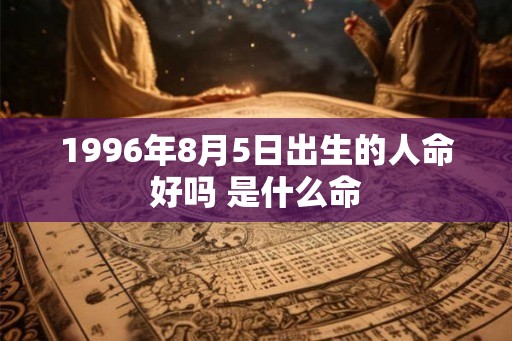 1996年8月5日出生的人命好吗 是什么命