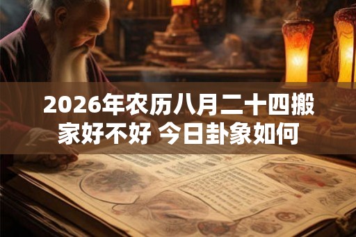 2026年农历八月二十四搬家好不好 今日卦象如何