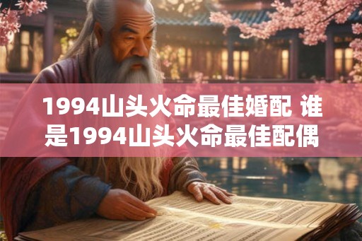 1994山头火命最佳婚配 谁是1994山头火命最佳配偶