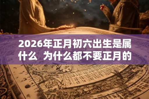 2026年正月初六出生是属什么  为什么都不要正月的虎
