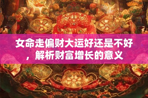 女命走偏财大运好还是不好，解析财富增长的意义