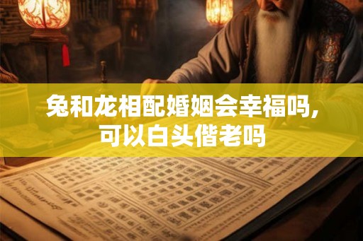 兔和龙相配婚姻会幸福吗,可以白头偕老吗