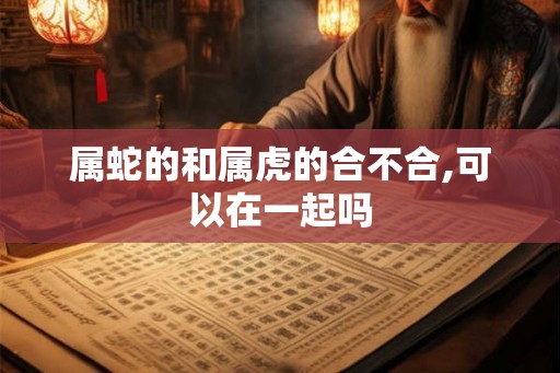 属蛇的和属虎的合不合,可以在一起吗