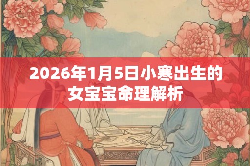 2026年1月5日小寒出生的女宝宝命理解析