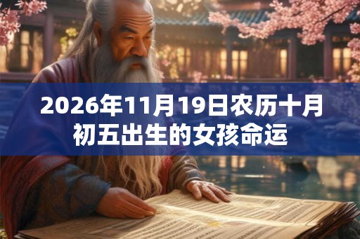 2026年11月19日农历十月初五出生的女孩命运