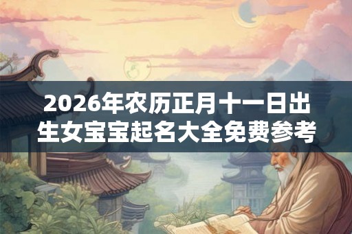 2026年农历正月十一日出生女宝宝起名大全免费参考