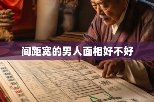 间距宽的男人面相好不好