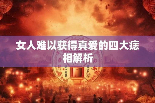 女人难以获得真爱的四大痣相解析