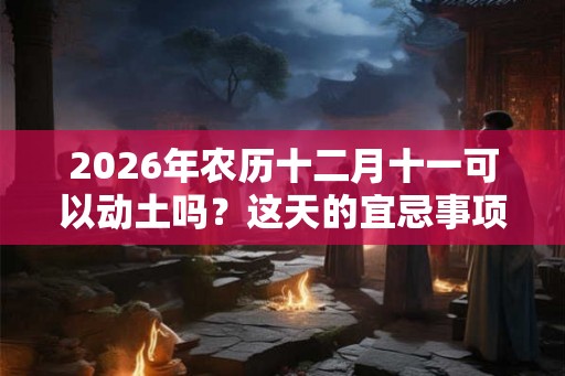 2026年农历十二月十一可以动土吗？这天的宜忌事项是什么？