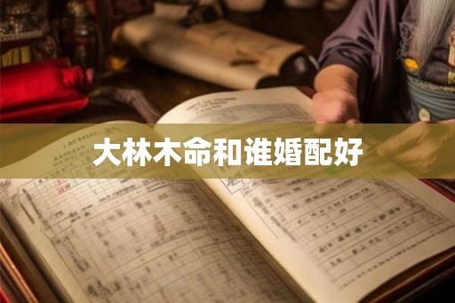大林木命和谁婚配好