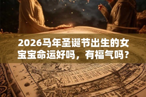 2026马年圣诞节出生的女宝宝命运好吗，有福气吗？