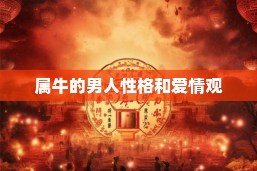 属牛的男人性格和爱情观 属牛的男人性格和爱情观