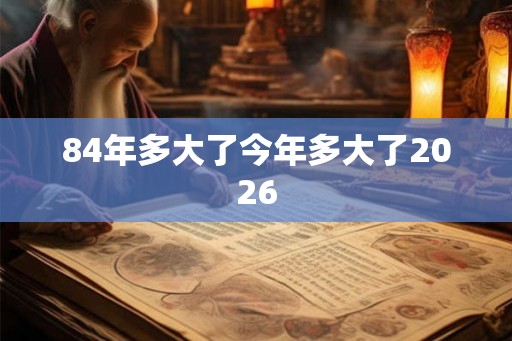 84年多大了今年多大了2026