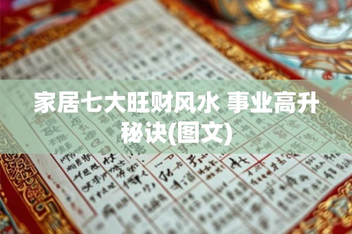 家居七大旺财风水 事业高升秘诀(图文)