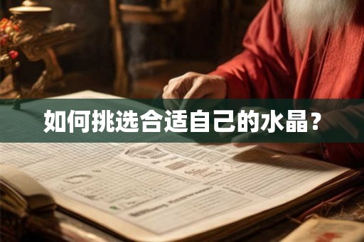 如何挑选合适自己的水晶？