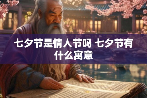 七夕节是情人节吗 七夕节有什么寓意 七夕节是情人节吗 七夕节有什么寓意