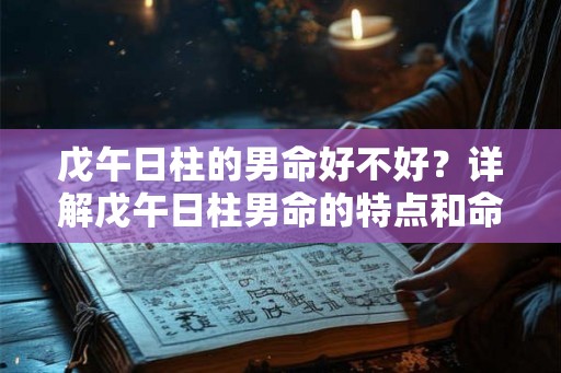 戊午日柱的男命好不好？详解戊午日柱男命的特点和命运走势