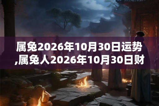 属兔2026年10月30日运势,属兔人2026年10月30日财运,生肖兔2026年10月30日运势