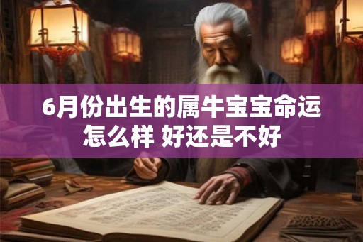6月份出生的属牛宝宝命运怎么样 好还是不好 6月份出生的属牛宝宝命运怎么样 好还是不好