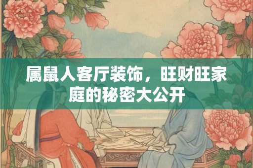 属鼠人客厅装饰,旺财旺家庭的秘密大公开 属鼠人客厅装饰,旺财旺家庭的秘密大公开