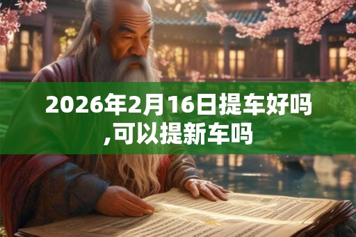 2026年2月16日提车好吗,可以提新车吗