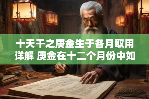 十天干之庚金生于各月取用详解 庚金在十二个月份中如何使用