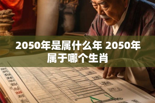 2050年是属什么年 2050年属于哪个生肖