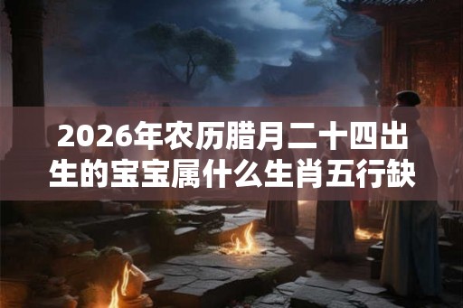2026年农历腊月二十四出生的宝宝属什么生肖五行缺什么？