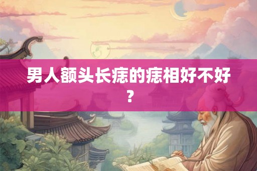 男人额头长痣的痣相好不好？