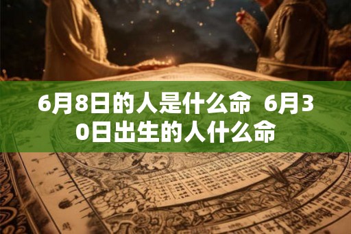 6月8日的人是什么命 6月30日出生的人什么命 6月8日的人是什么命 6月30日出生的人什么命