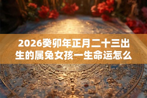 2026癸卯年正月二十三出生的属兔女孩一生命运怎么样