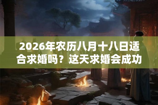 2026年农历八月十八日适合求婚吗？这天求婚会成功吗？