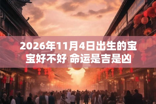 2026年11月4日出生的宝宝好不好 命运是吉是凶