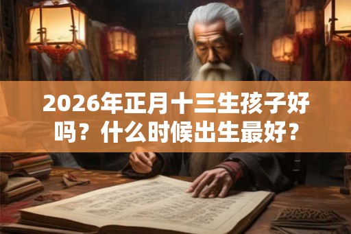 2026年正月十三生孩子好吗？什么时候出生最好？