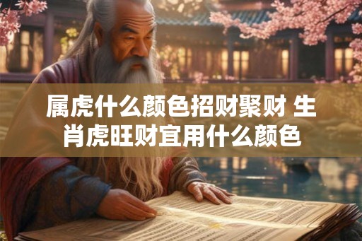 属虎什么颜色招财聚财 生肖虎旺财宜用什么颜色