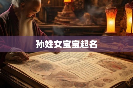 孙姓女宝宝起名 孙姓女宝宝起名