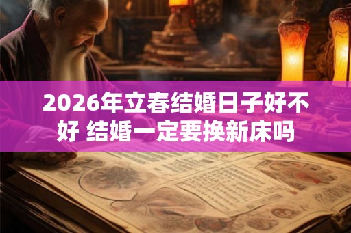 2026年立春结婚日子好不好 结婚一定要换新床吗