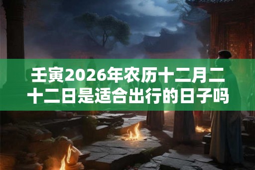 壬寅2026年农历十二月二十二日是适合出行的日子吗？
