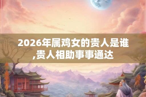 2026年属鸡女的贵人是谁,贵人相助事事通达