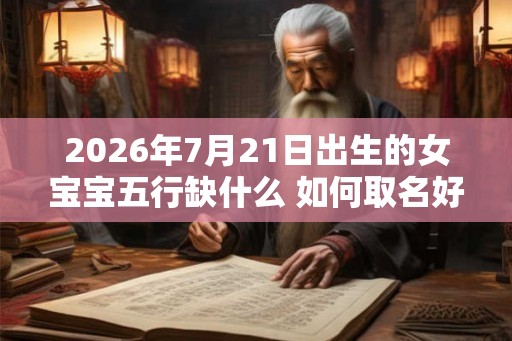 2026年7月21日出生的女宝宝五行缺什么 如何取名好听