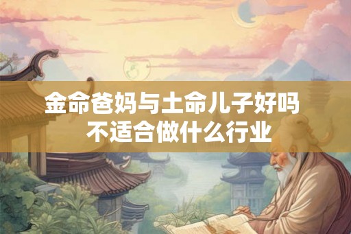 金命爸妈与土命儿子好吗  不适合做什么行业