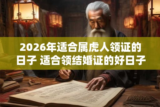 2026年适合属虎人领证的日子 适合领结婚证的好日子 2026年适合属虎人领证的日子 适合领结婚证的好日子