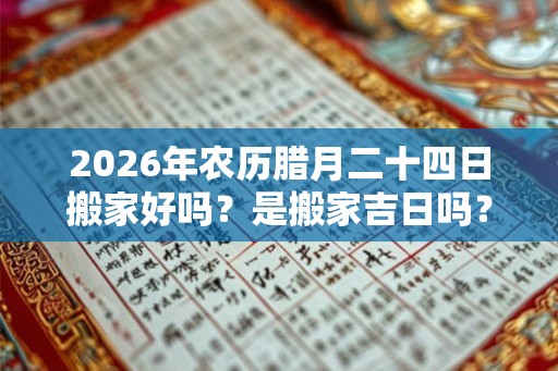 2026年农历腊月二十四日搬家好吗？是搬家吉日吗？