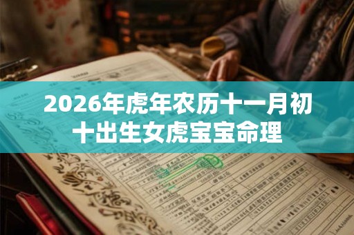 2026年虎年农历十一月初十出生女虎宝宝命理
