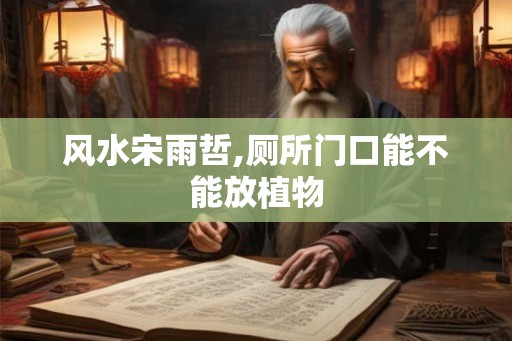 风水宋雨哲,厕所门口能不能放植物