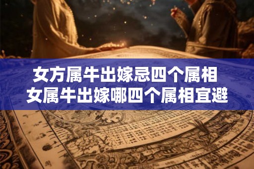 女方属牛出嫁忌四个属相 女属牛出嫁哪四个属相宜避免