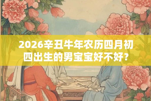 2026辛丑牛年农历四月初四出生的男宝宝好不好？