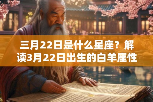 三月22日是什么星座？解读3月22日出生的白羊座性格特点