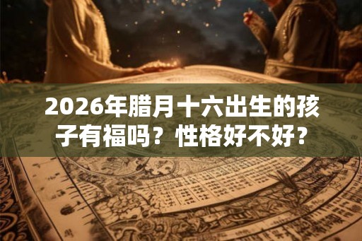 2026年腊月十六出生的孩子有福吗？性格好不好？